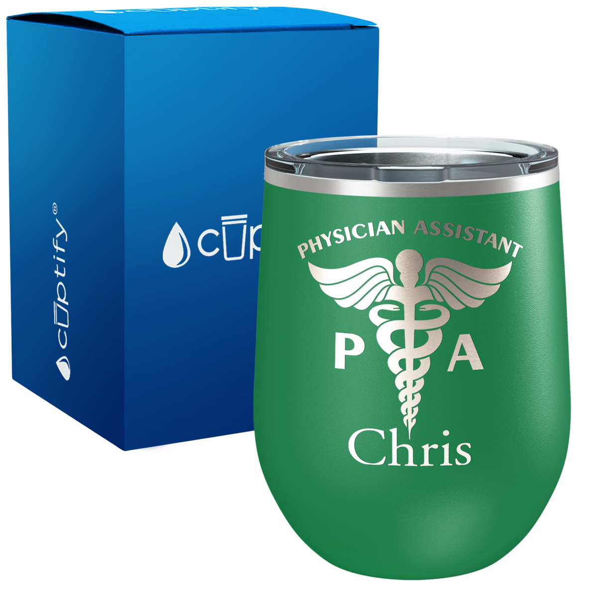 Personalized PA Physician Assistant 12oz Medical Wine Tumbler