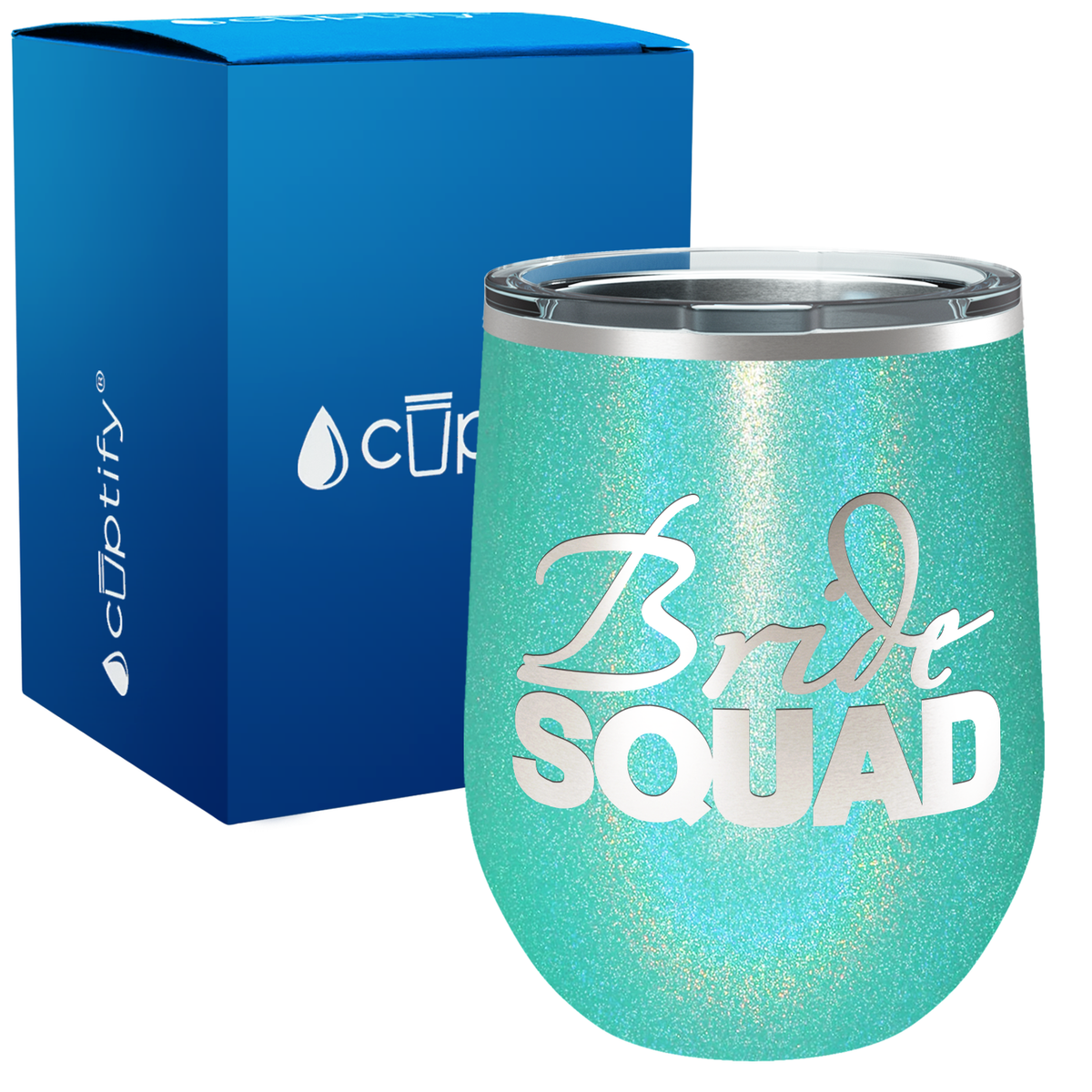 Bride Squad 12oz Bridal Shower Wine Tumbler