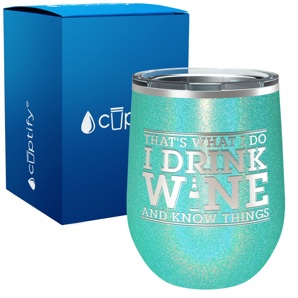 That’s What I do, I Drink Wine 12oz Funny Wine Tumbler