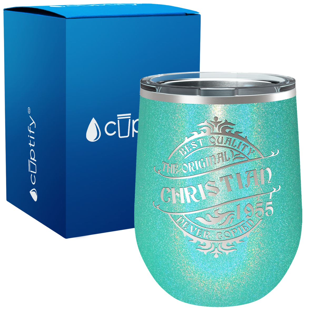 Personalized The Original Never Copied 12oz Birthday Wine Tumbler