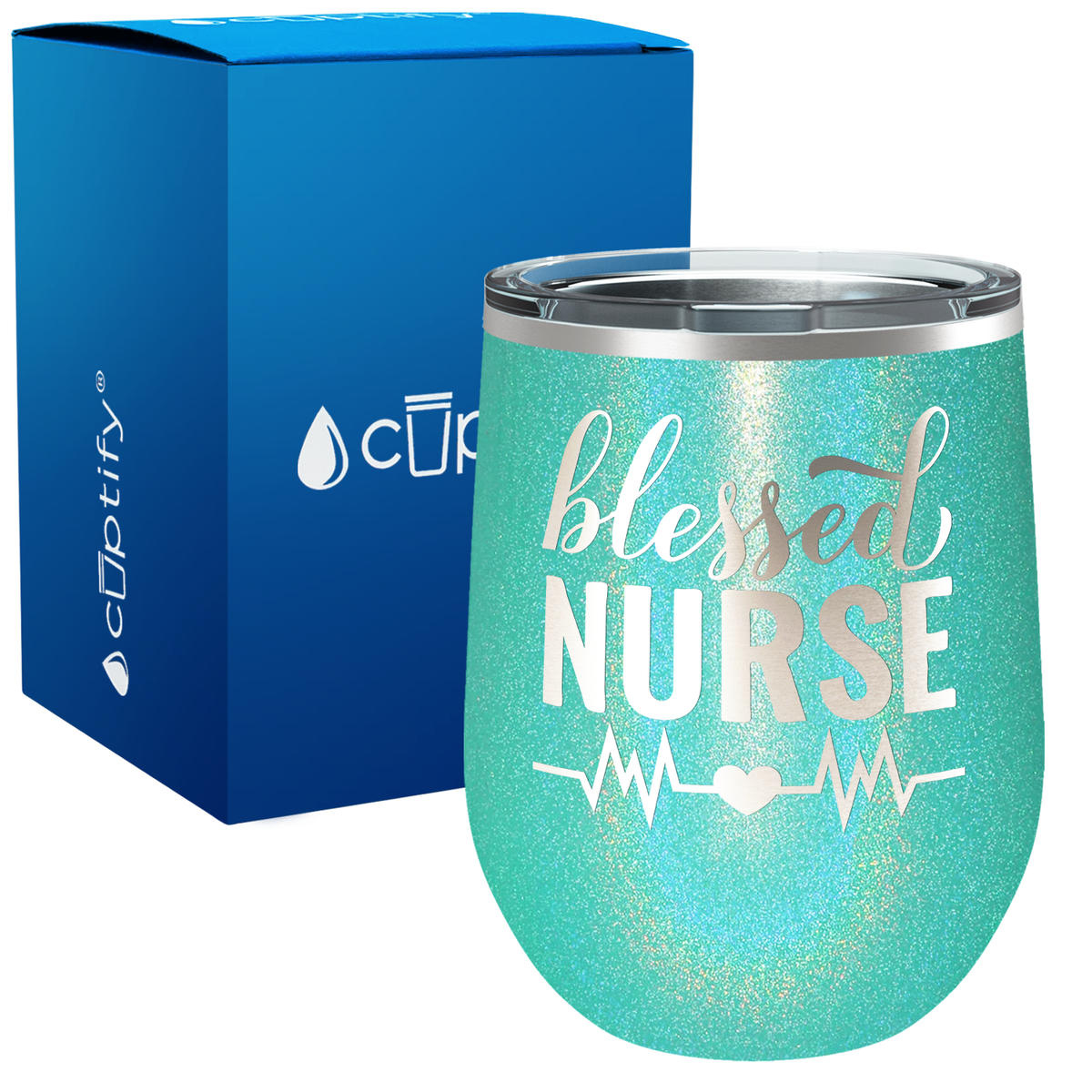 Blessed Nurse 12oz Nurse Wine Tumbler