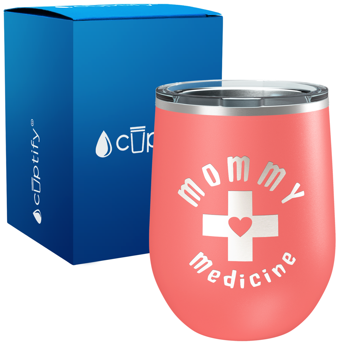 Mommy Medicine 12oz Mom Wine Tumbler