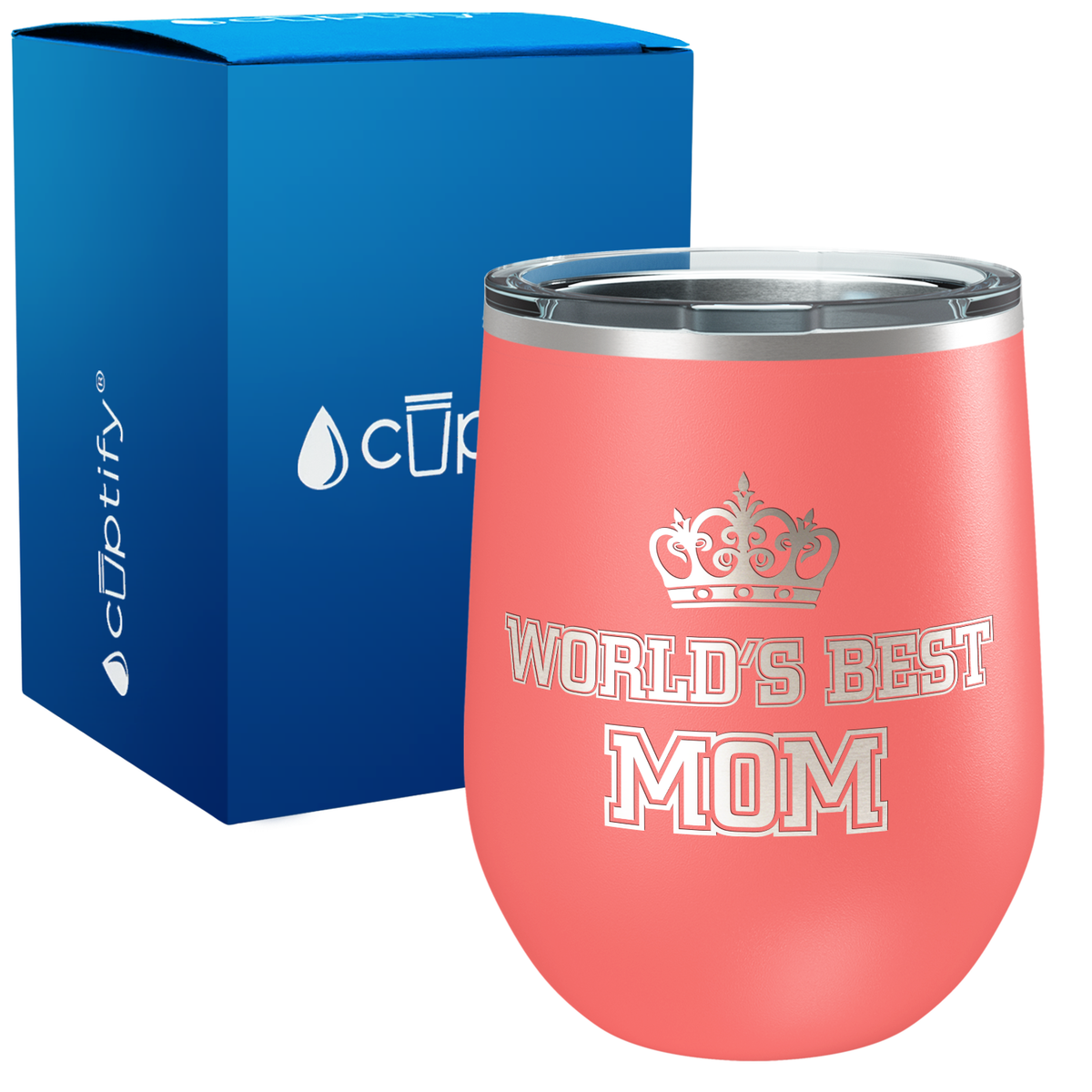 World's Best Mom 12oz Mom Wine Tumbler