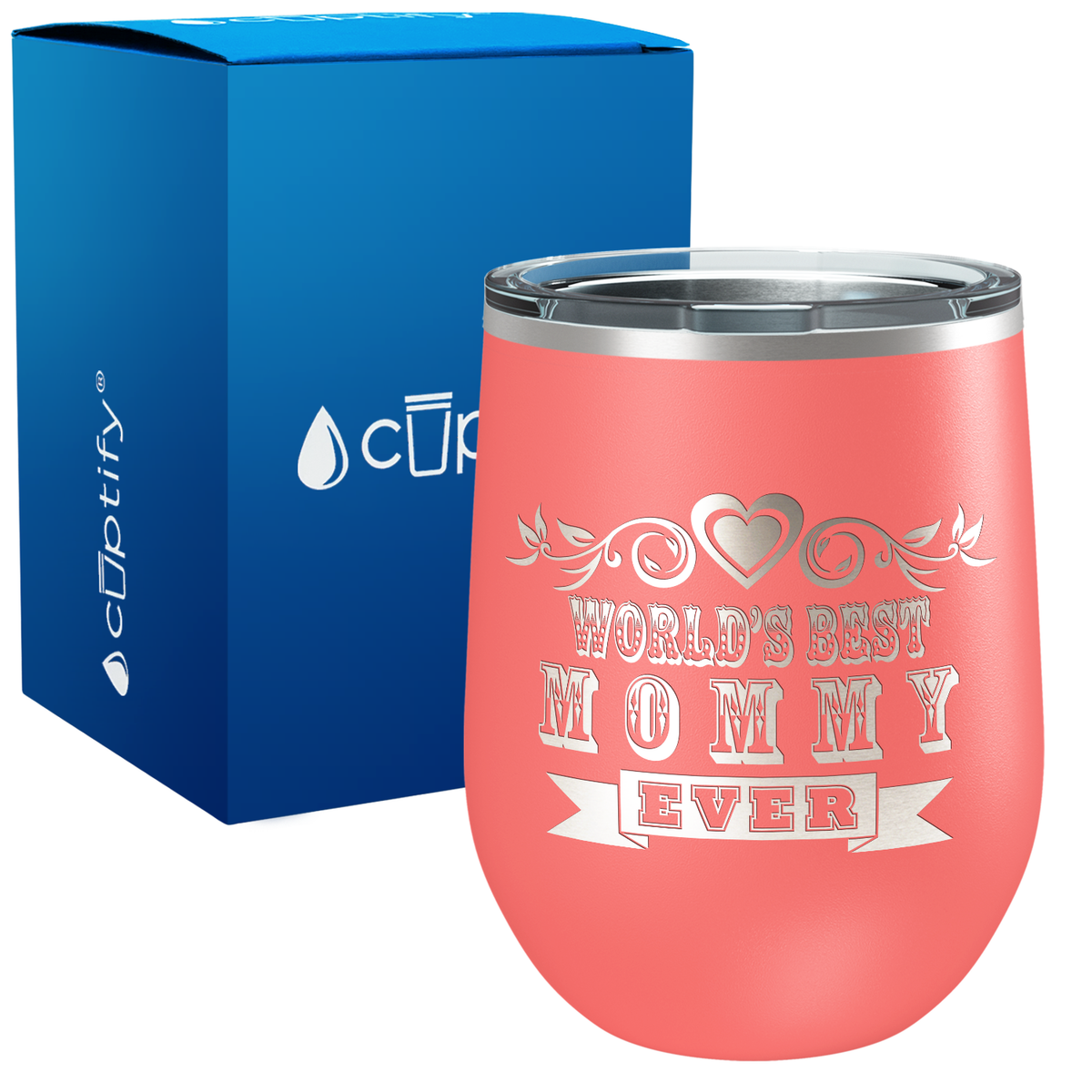 World's Best Mom Ever 12oz Mom Wine Tumbler