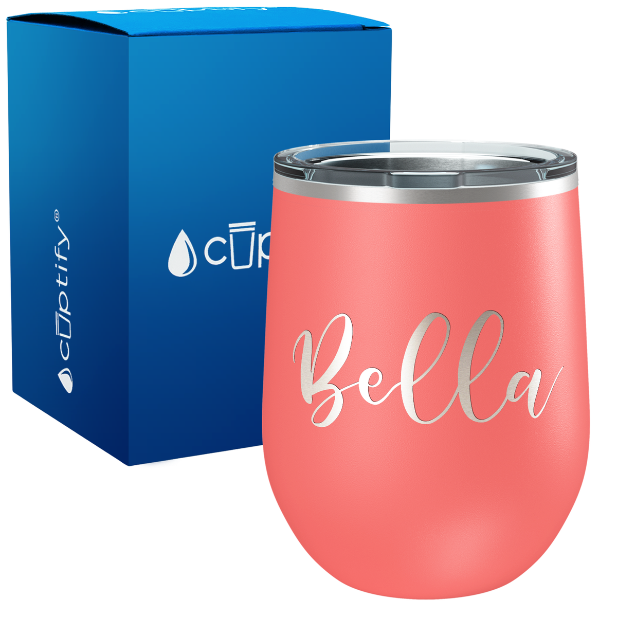 Personalized Bella Style 12oz Wine Tumbler