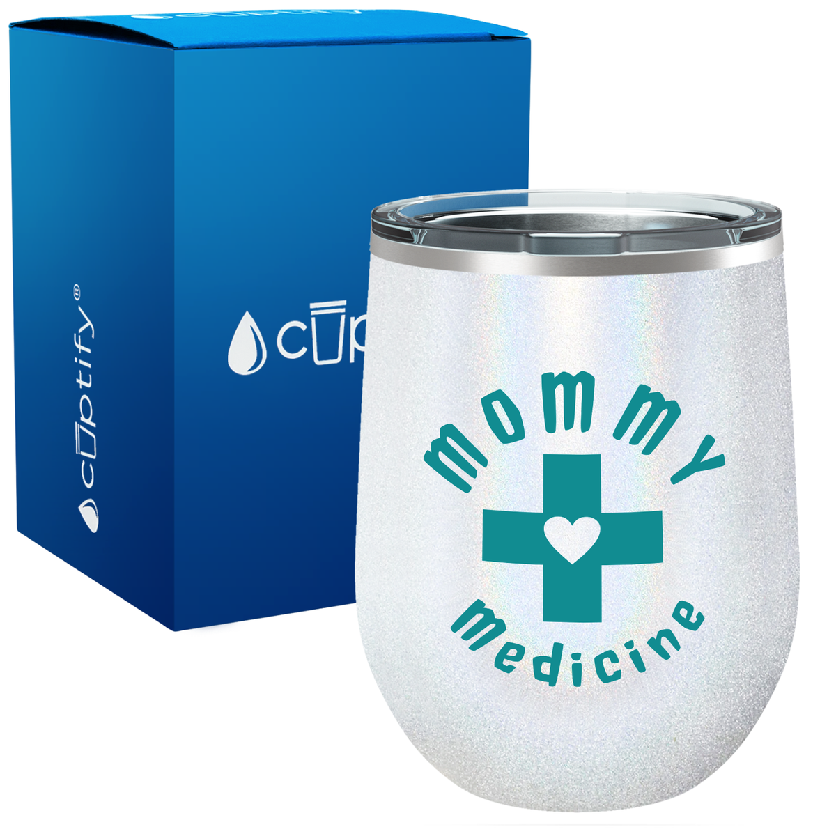 Mommy Medicine 12oz Mom Wine Tumbler