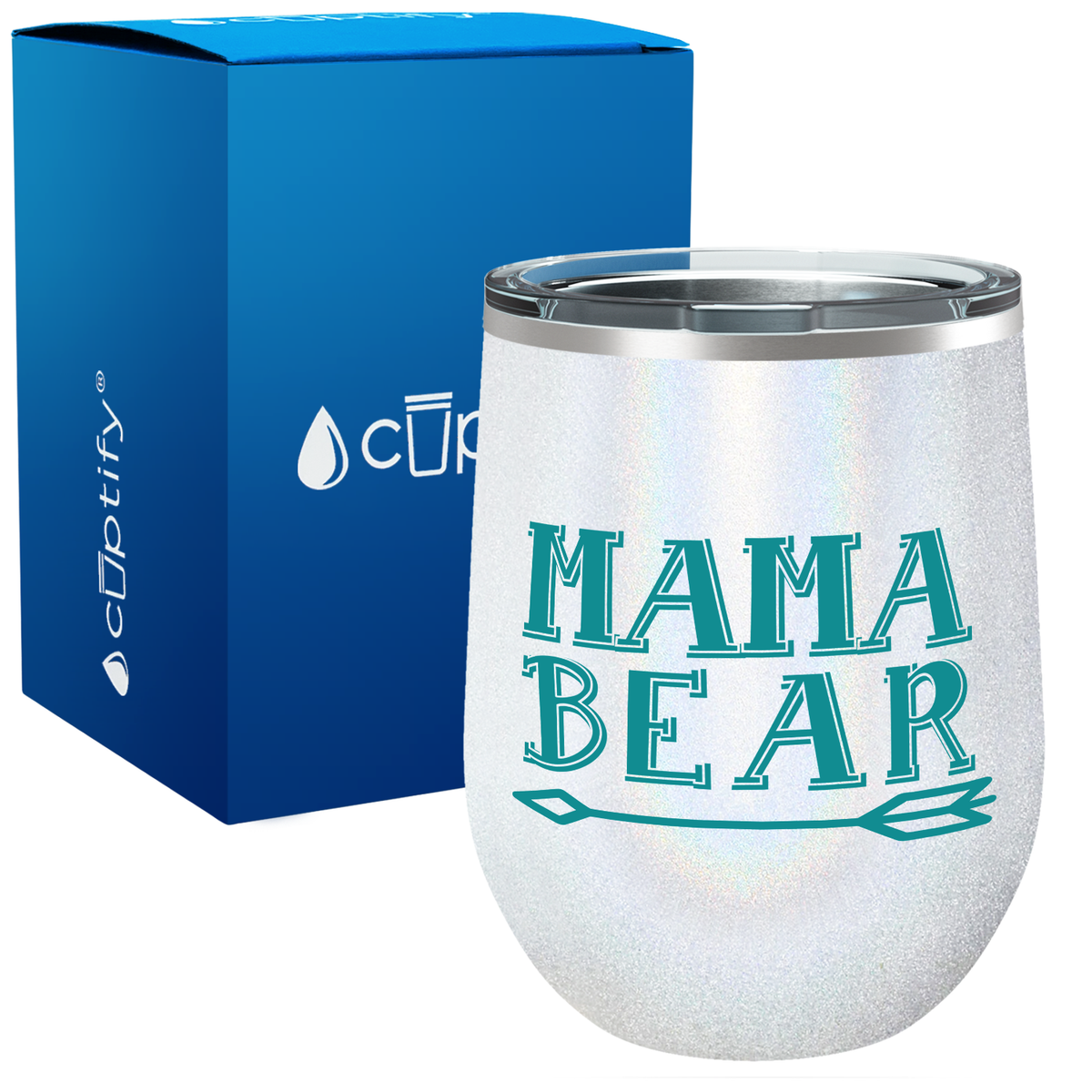 Mama Bear 12oz Mom Wine Tumbler