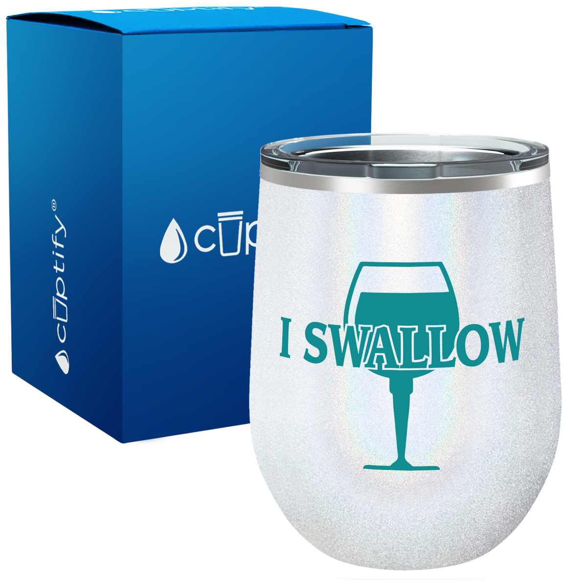 I Swallow 12oz Funny Wine Tumbler