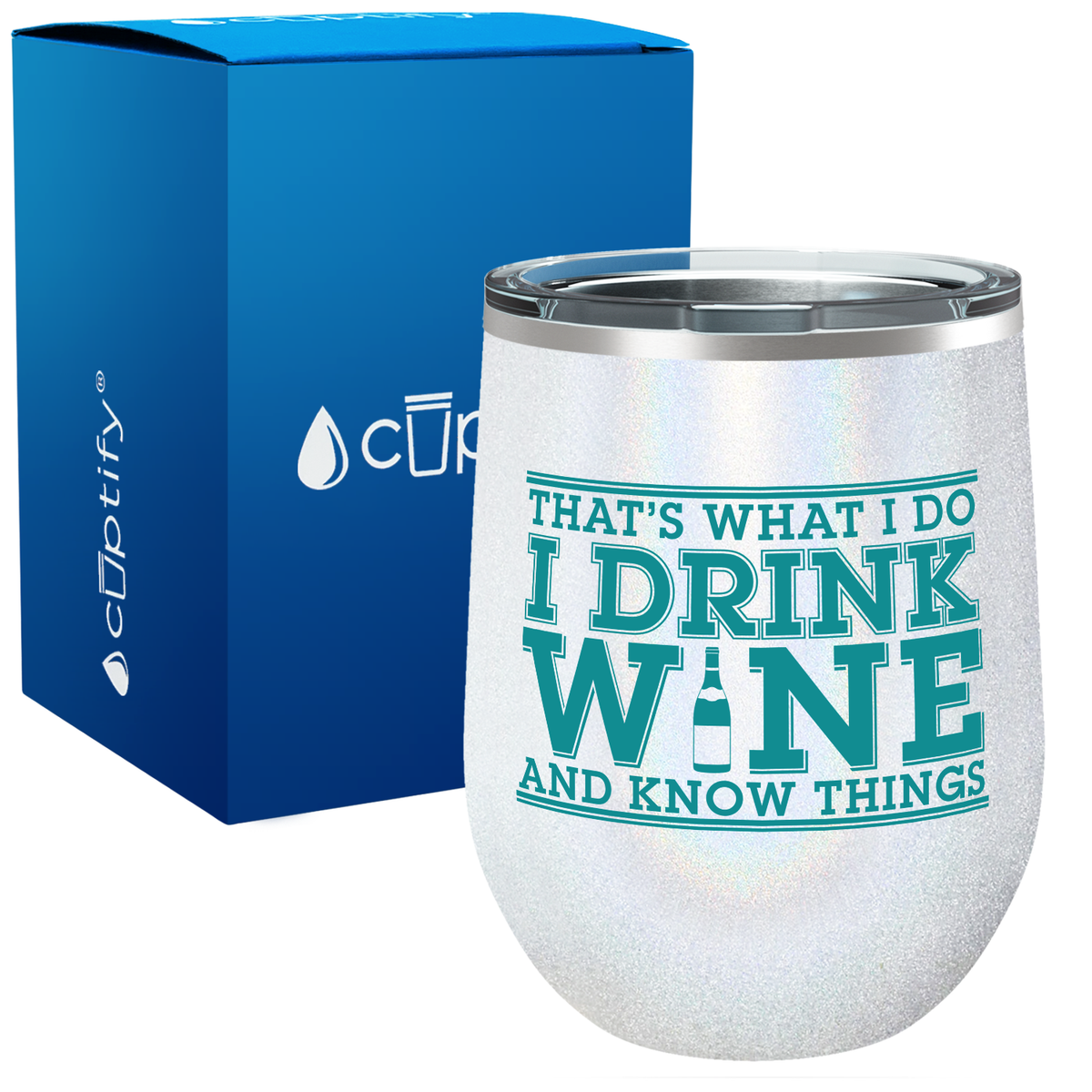 That’s What I do, I Drink Wine 12oz Funny Wine Tumbler