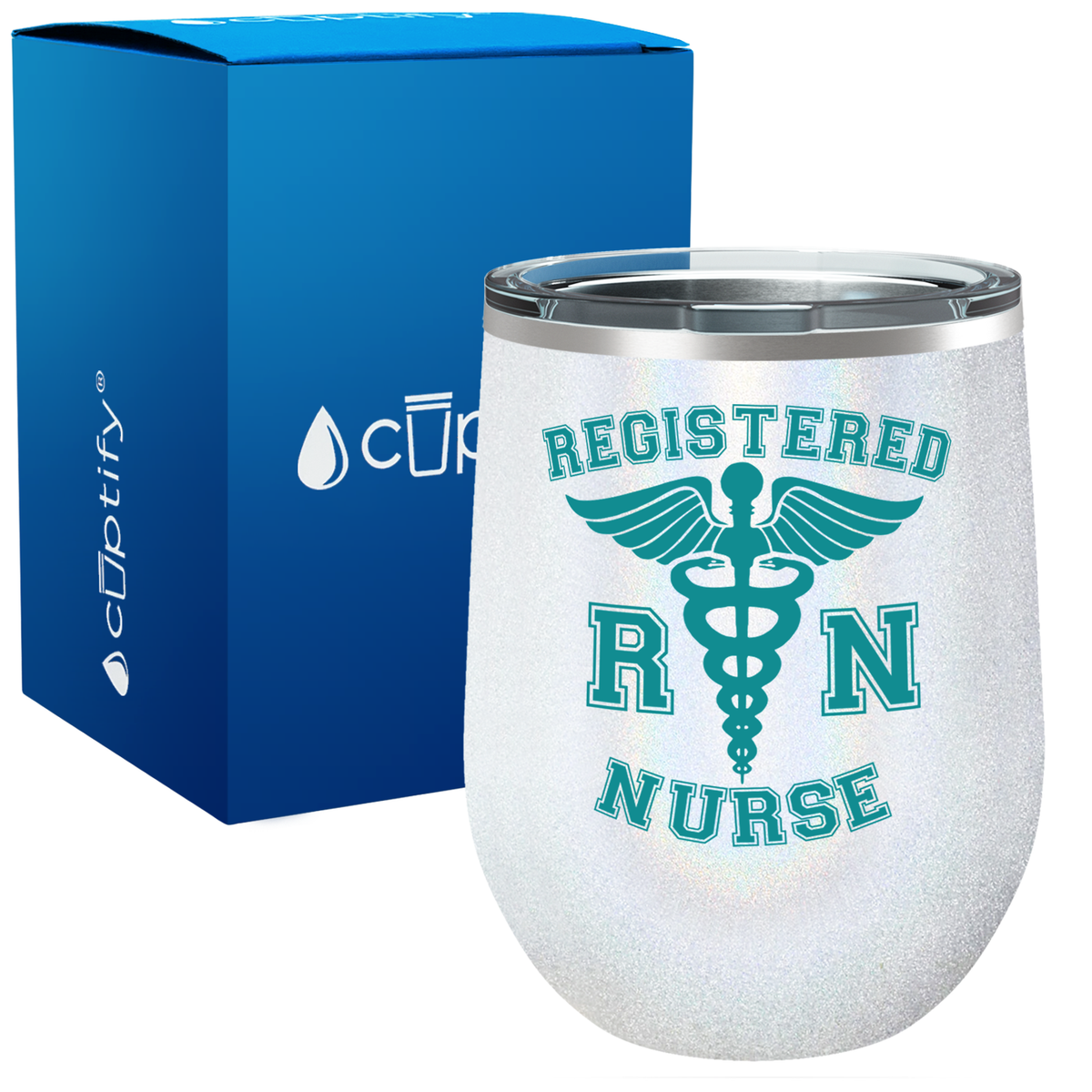 RN Registered Nurse 12oz Nurse Wine Tumbler