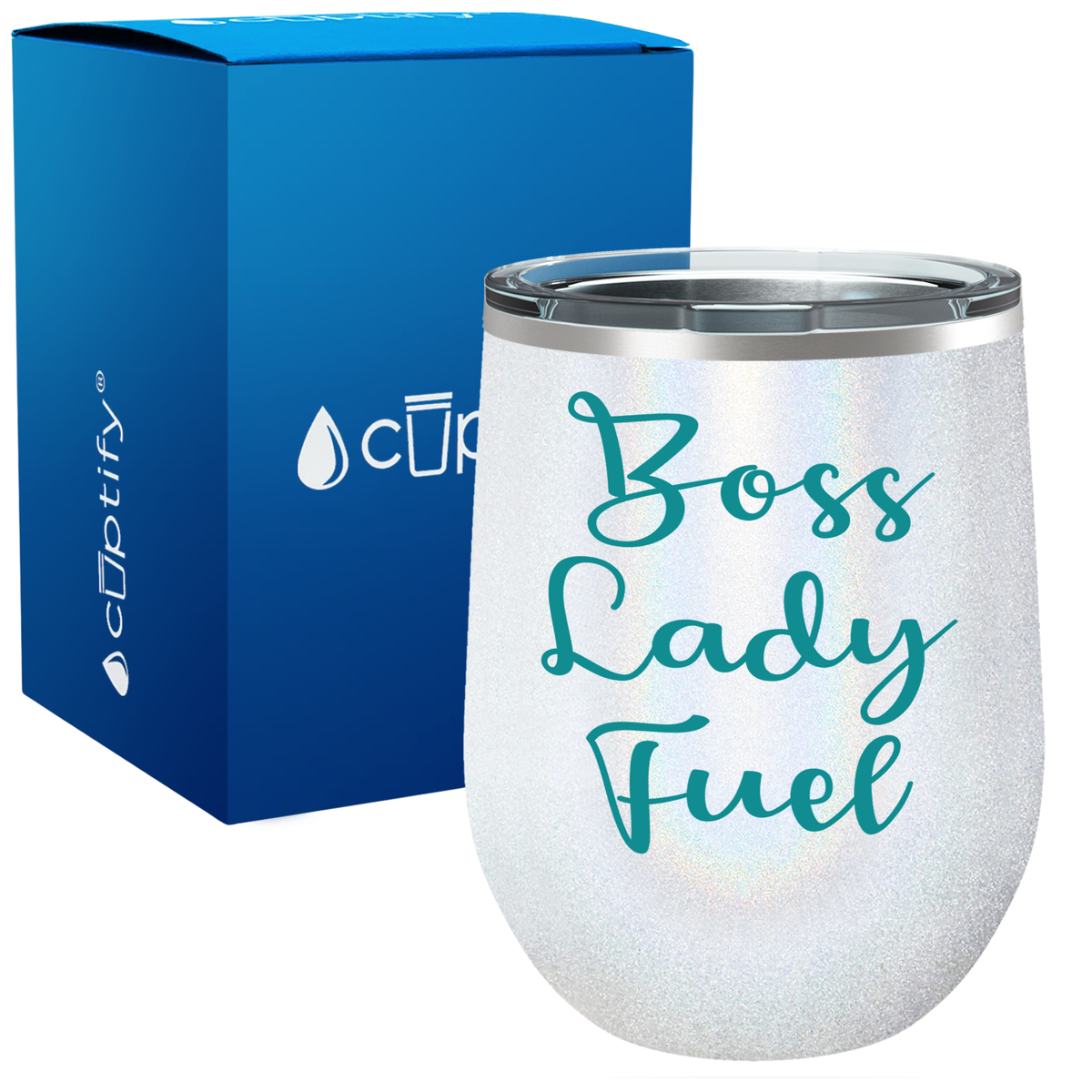 Boss Lady Fuel 12oz Boss Wine Tumbler
