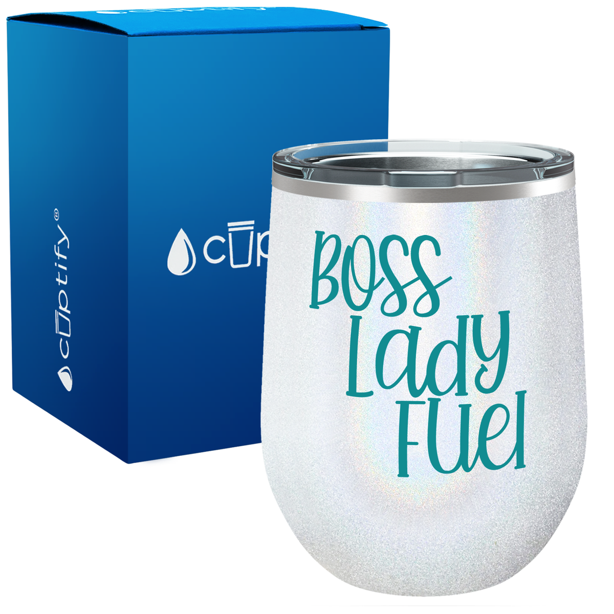 Boss Lady Fuel Quirky 12oz Boss Wine Tumbler