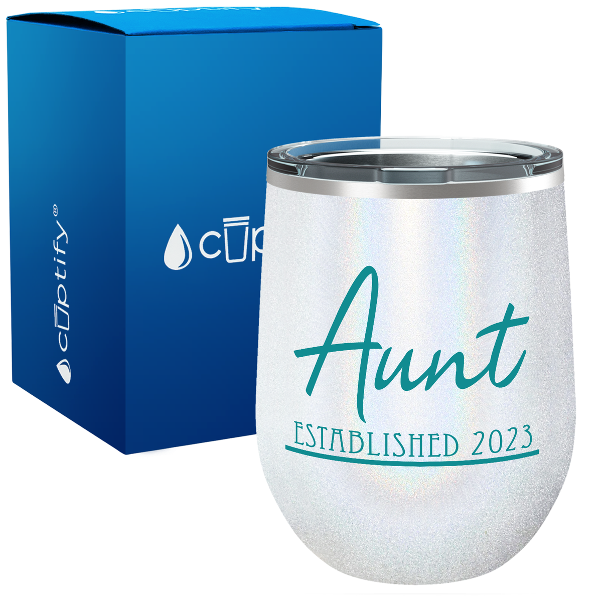 Aunt Established 12oz Aunt Wine Tumbler