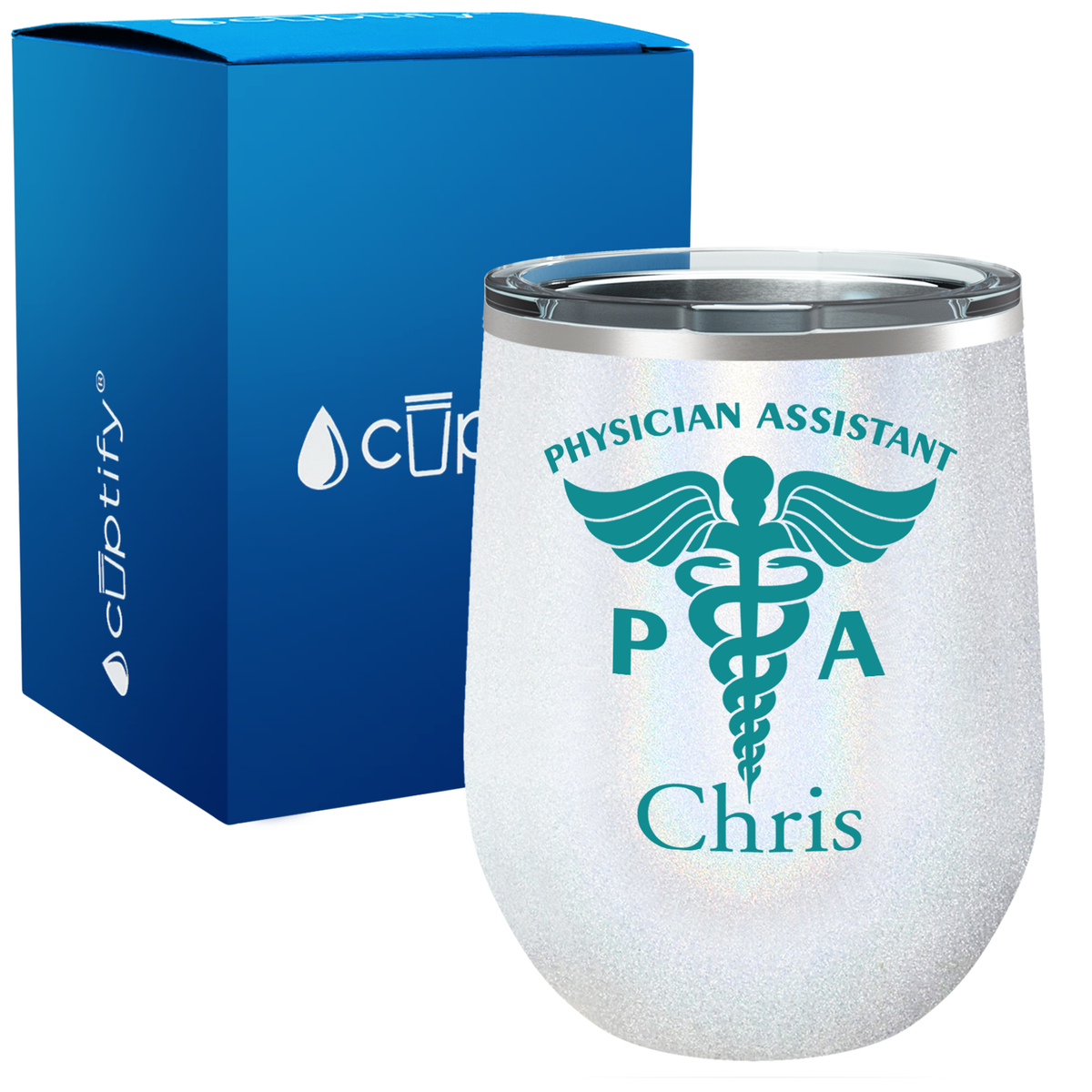 Personalized PA Physician Assistant 12oz Medical Wine Tumbler