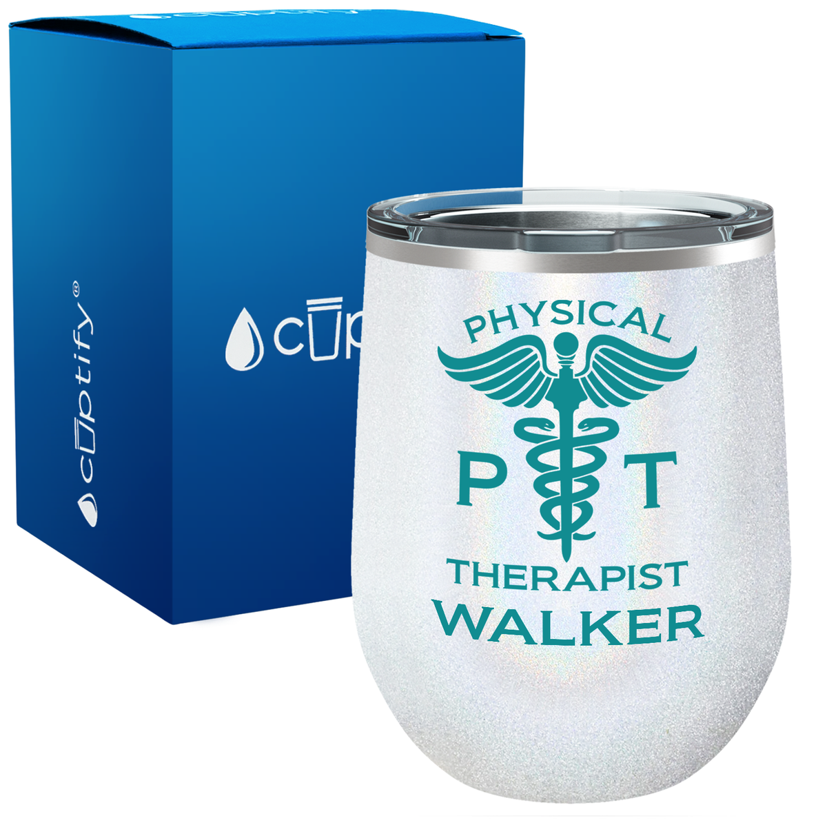 Personalized PT Physical Therapist 12oz Medical Wine Tumbler