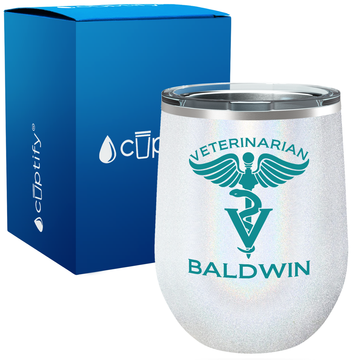 Personalized Veterinarian 12oz Medical Wine Tumbler