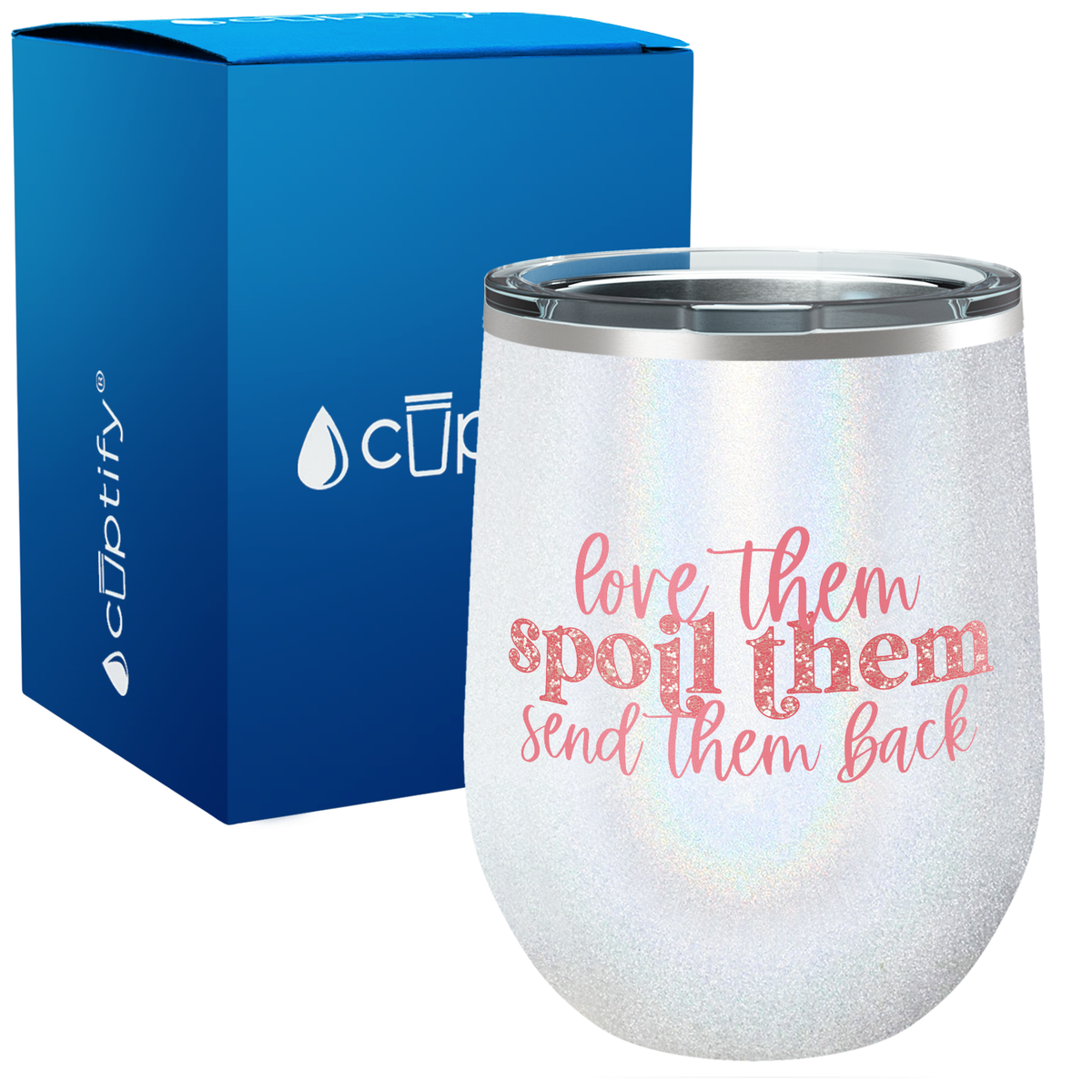 Aunt Life Spoil Them 12oz Aunt Wine Tumbler
