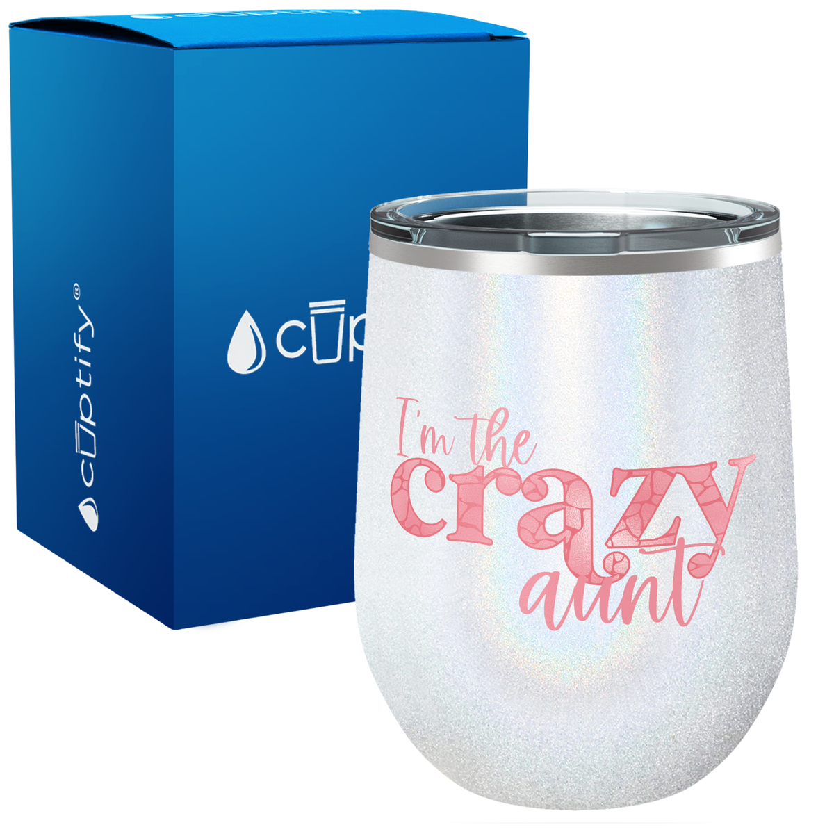 I'm The Crazy Aunt 12oz Aunt Wine Tumbler