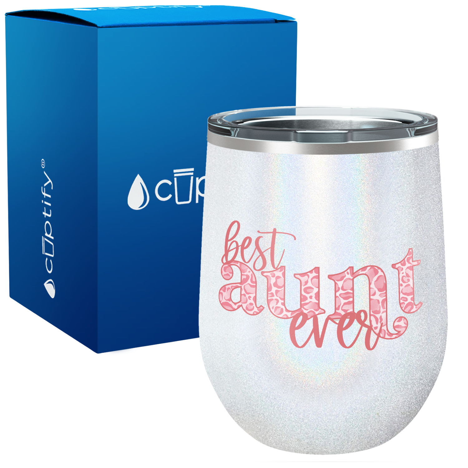 Best Aunt Ever 12oz Aunt Wine Tumbler