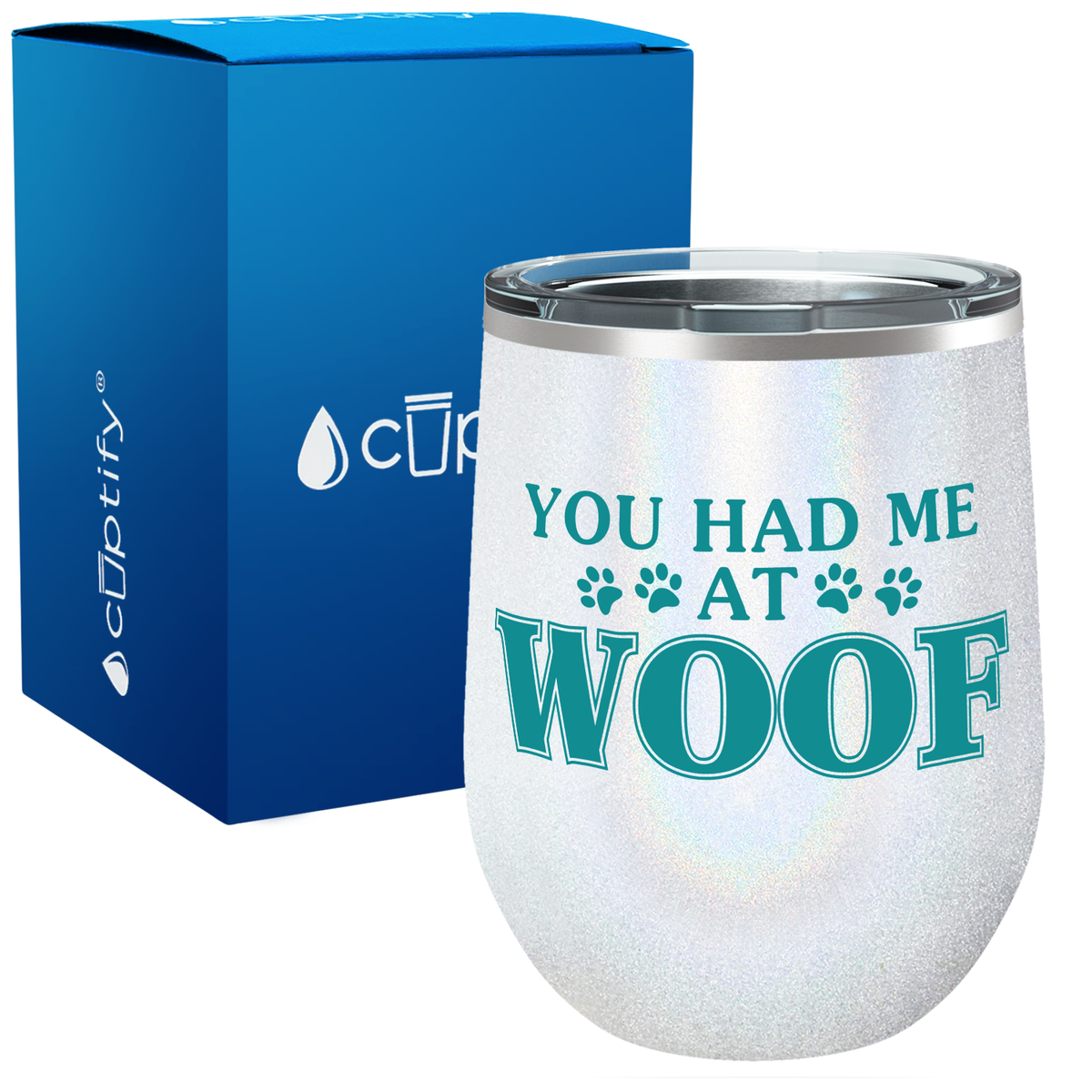 You had me at Woof 12oz Dog Wine Tumbler