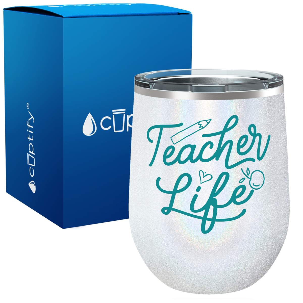Teacher Life 12oz Teacher Wine Tumbler