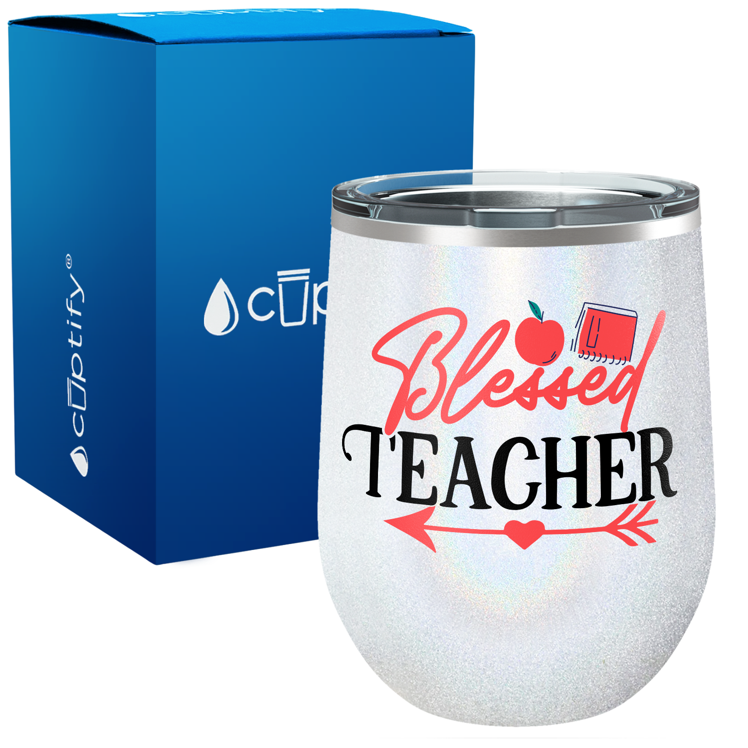 Blessed Teacher Arrow 12oz Teacher Wine Tumbler