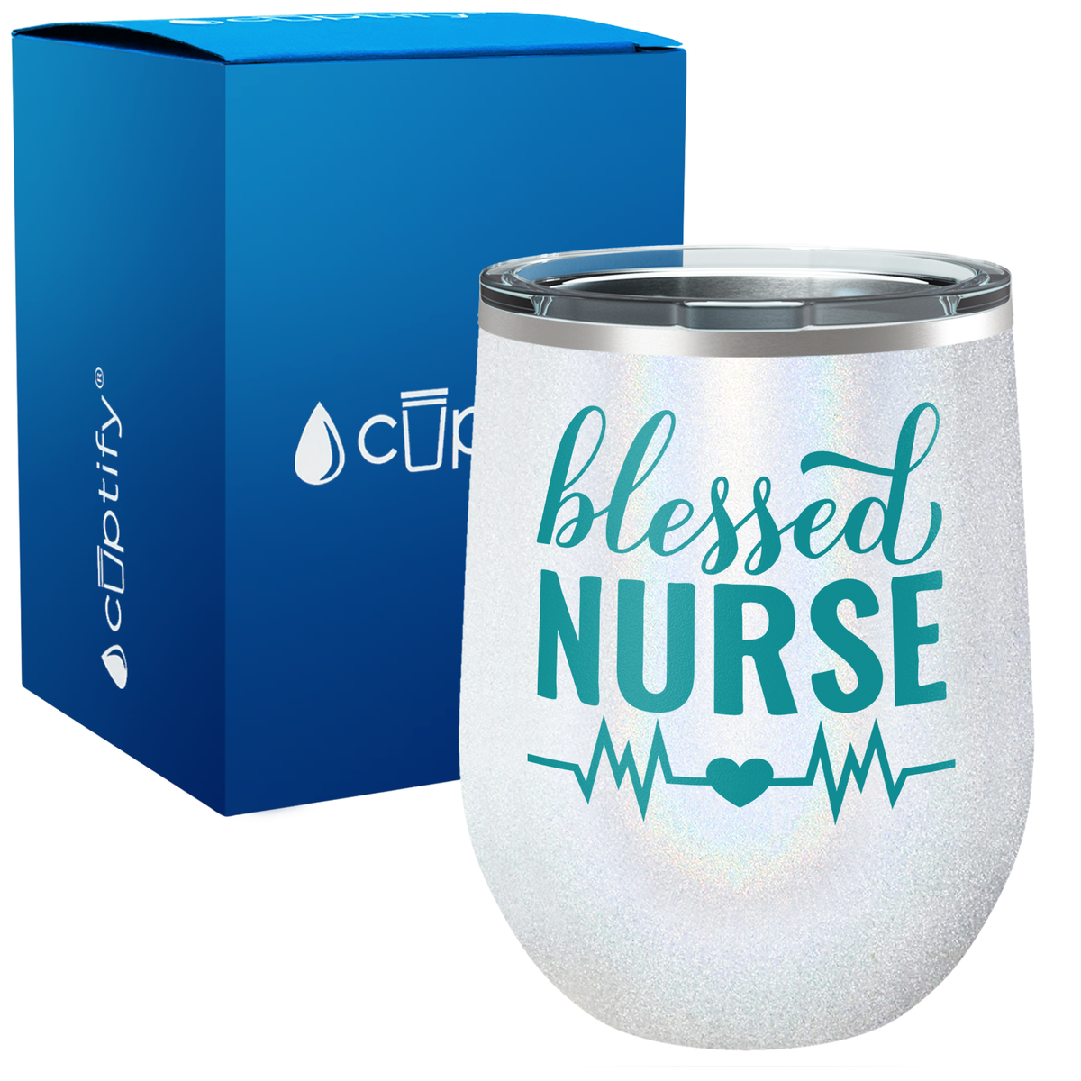 Blessed Nurse 12oz Nurse Wine Tumbler