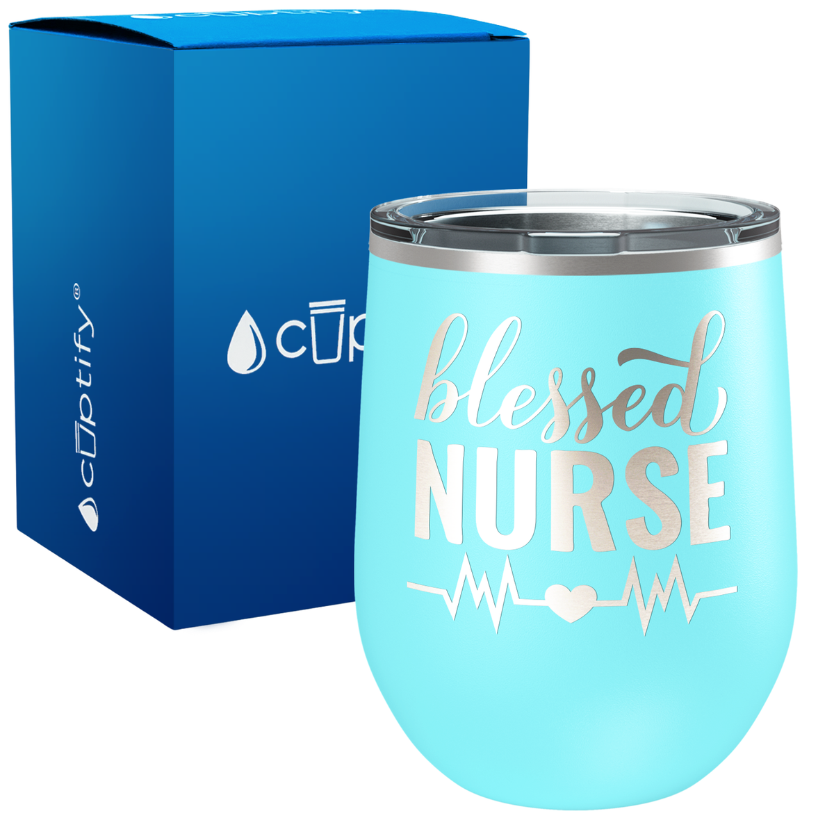 Blessed Nurse 12oz Nurse Wine Tumbler