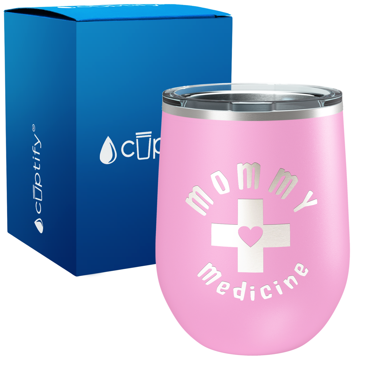 Mommy Medicine 12oz Mom Wine Tumbler