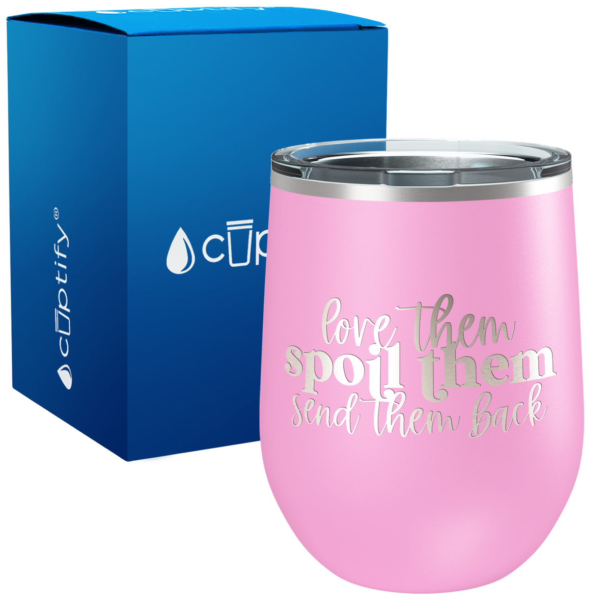 Aunt Life Spoil Them 12oz Aunt Wine Tumbler