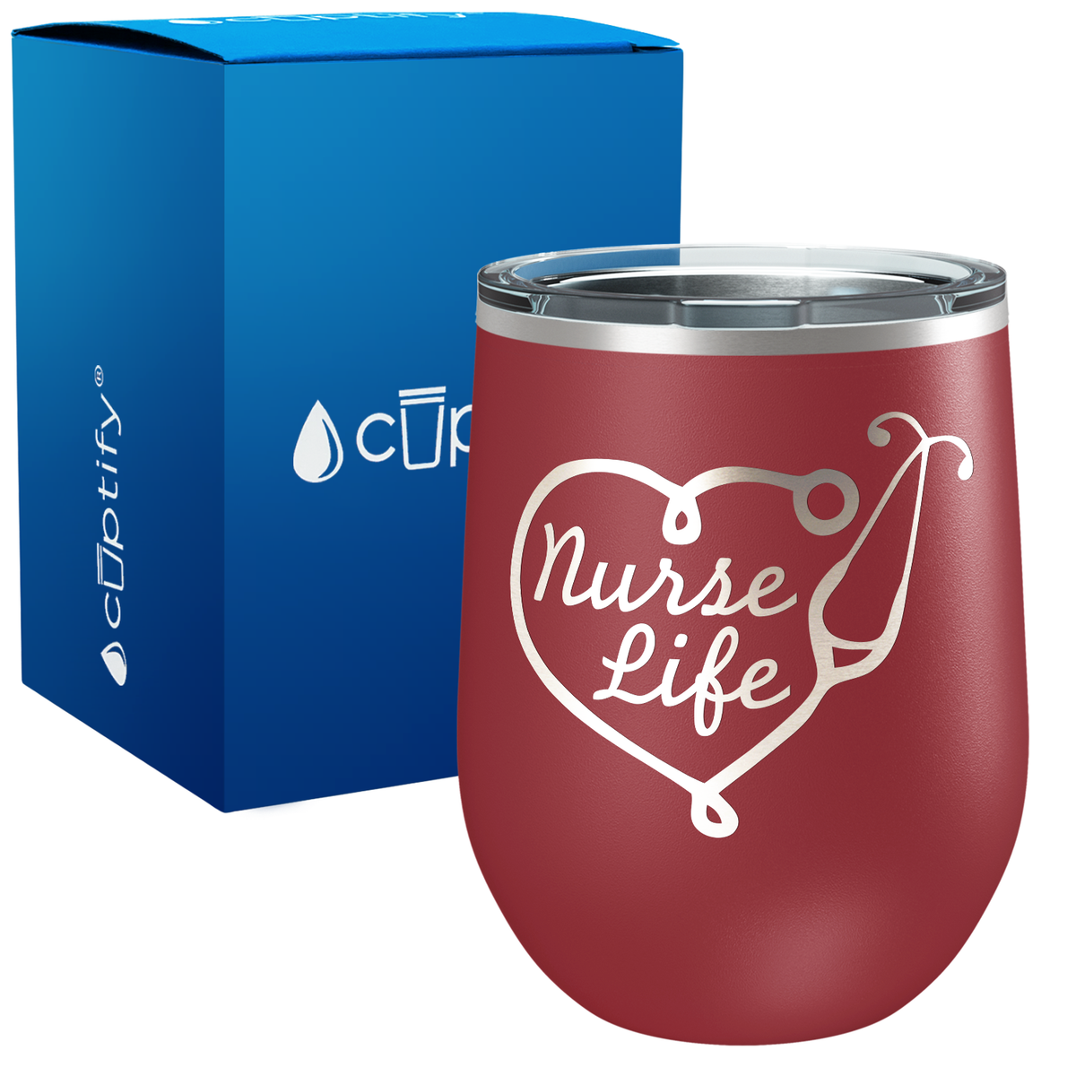 Nurse Life 12oz Nurse Wine Tumbler