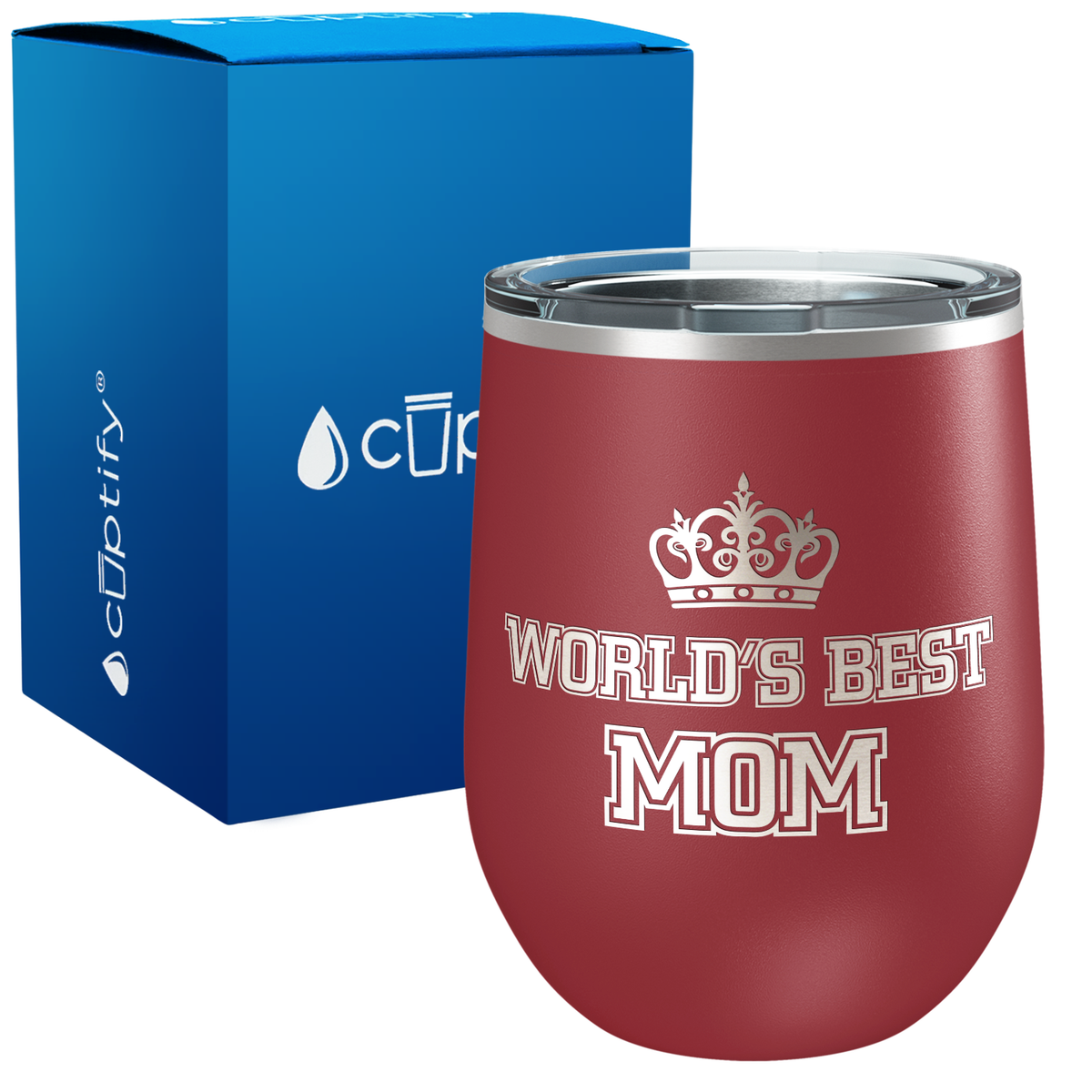World's Best Mom 12oz Mom Wine Tumbler