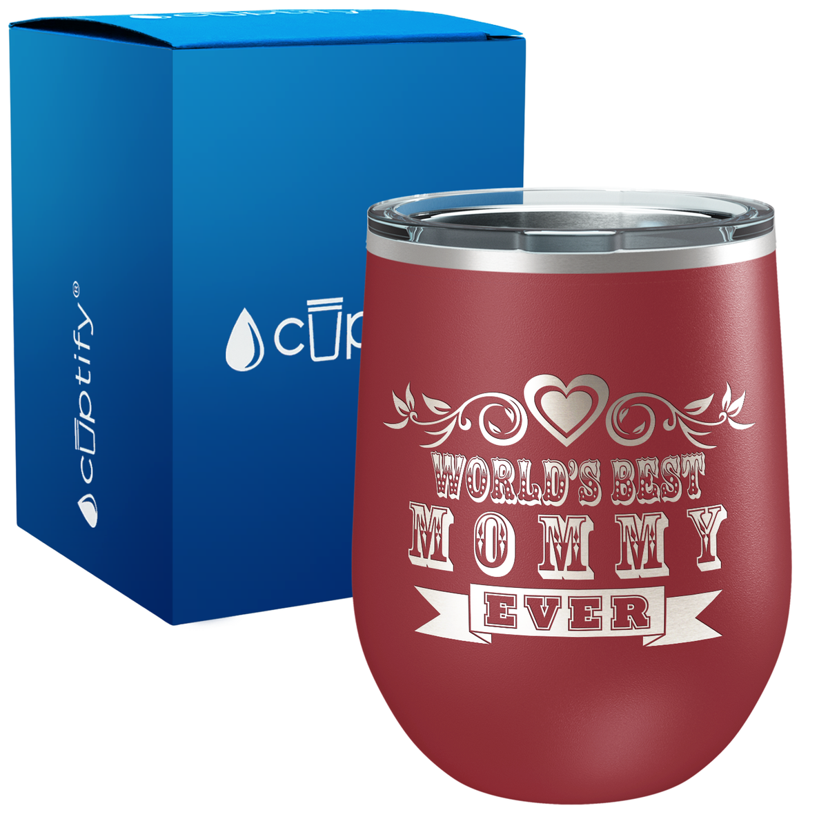 World's Best Mom Ever 12oz Mom Wine Tumbler