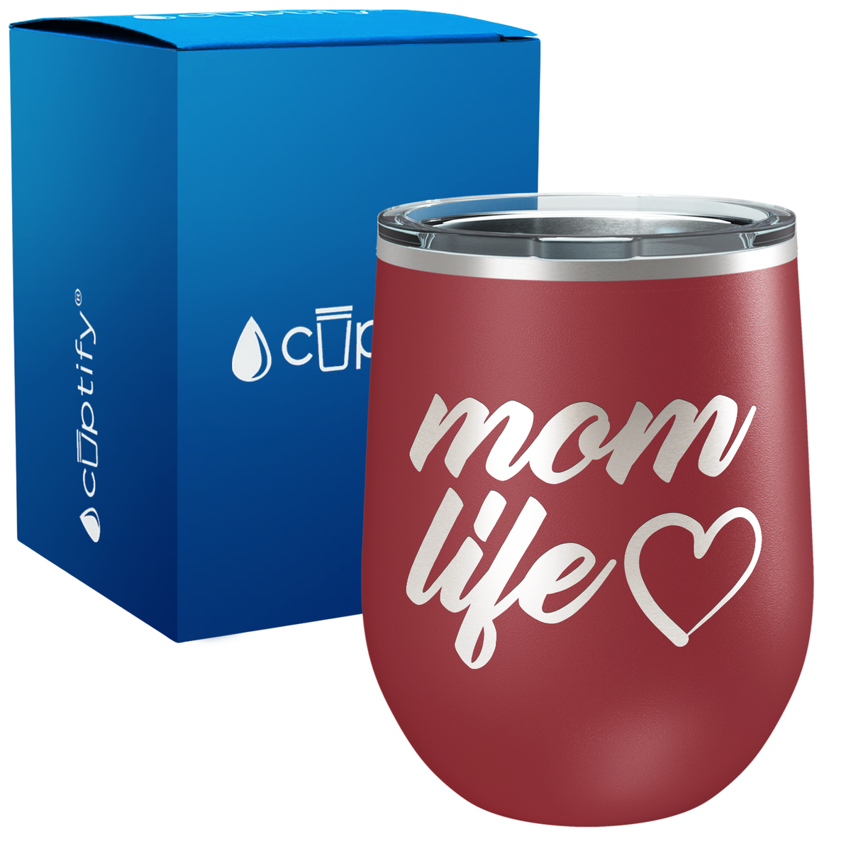 Mom Life 12oz Mom Wine Tumbler