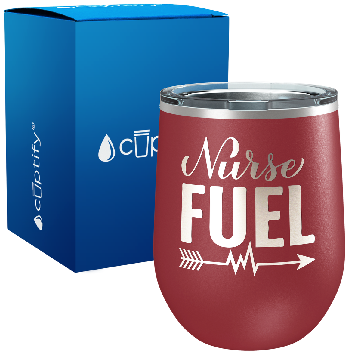 Nurse Fuel 12oz Nurse Wine Tumbler
