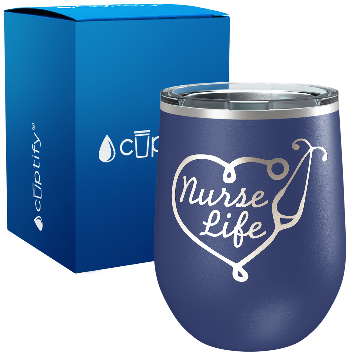 Nurse Life 12oz Nurse Wine Tumbler