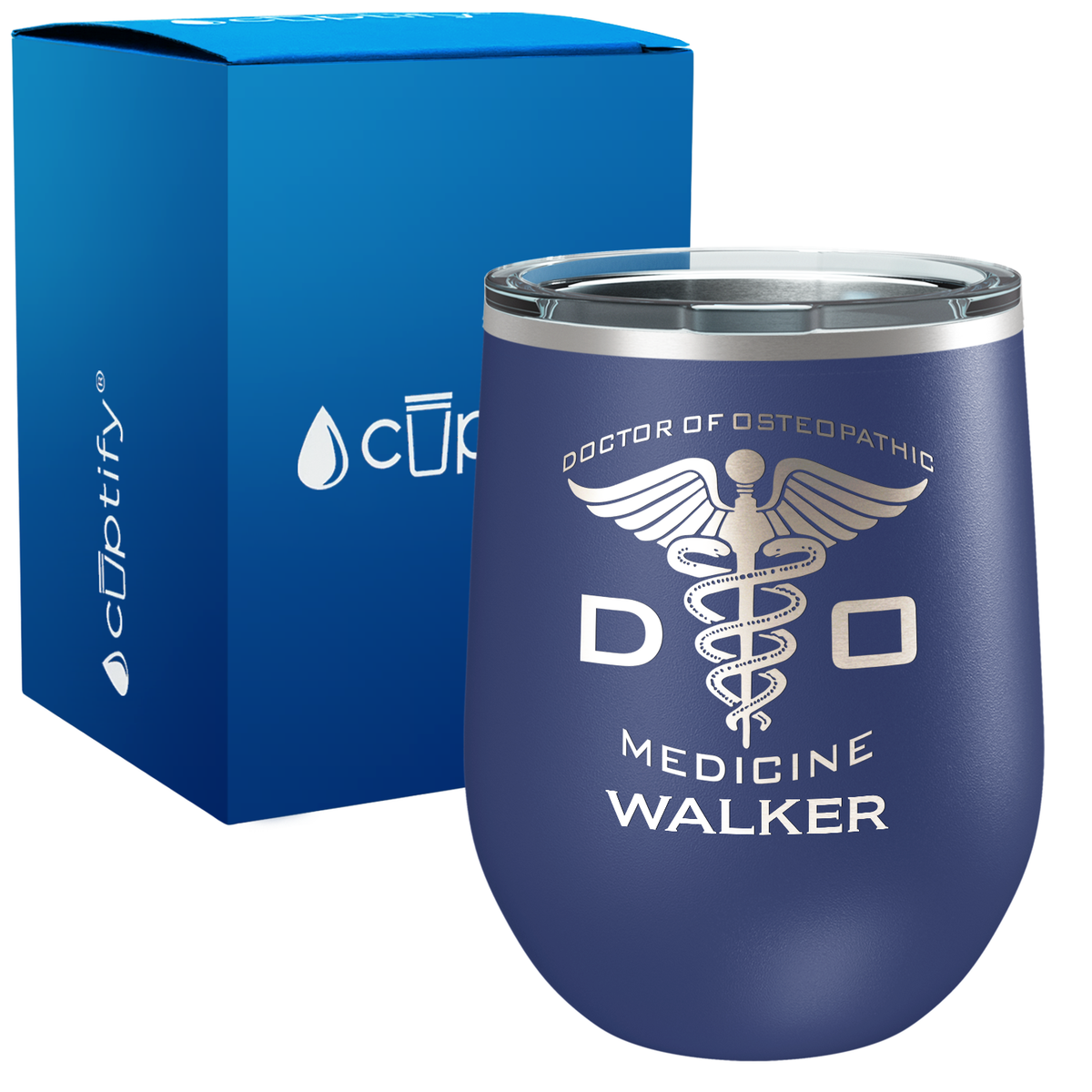 Doctor of Osteopathic Medicine 12oz Medical Wine Tumbler