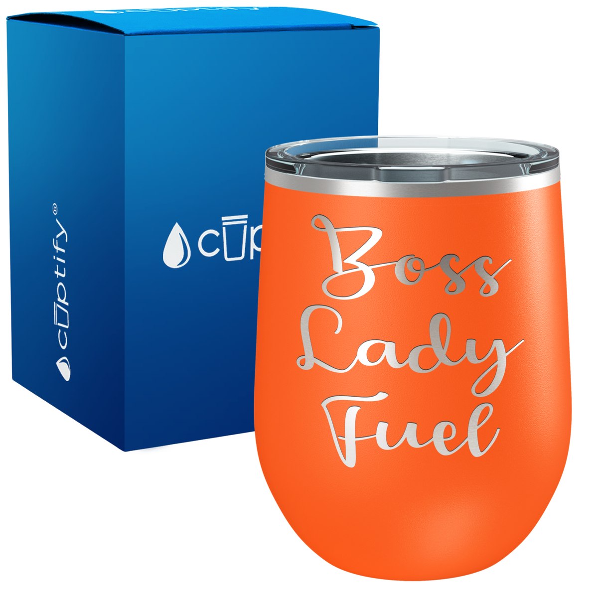 Boss Lady Fuel 12oz Boss Wine Tumbler