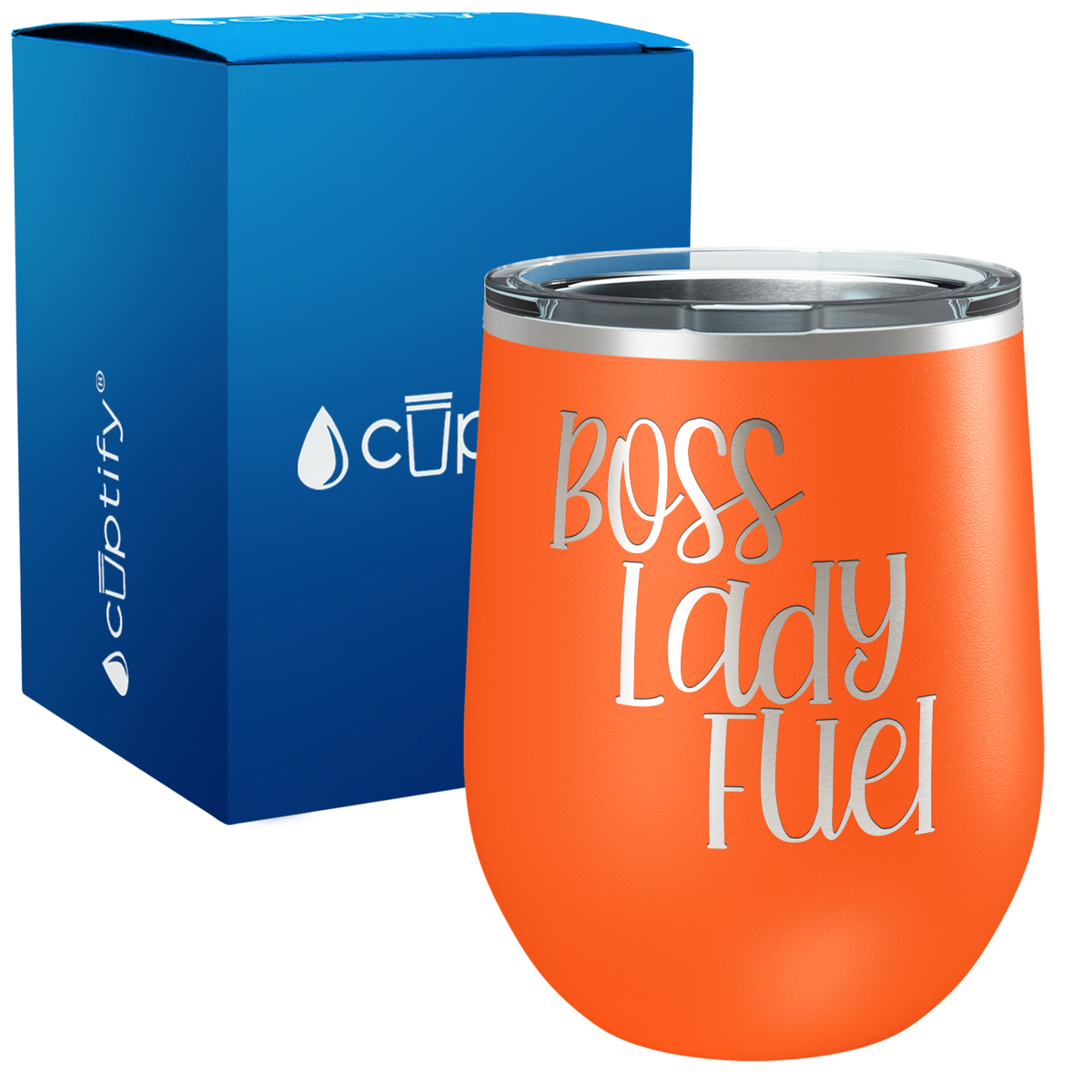 Boss Lady Fuel Quirky 12oz Boss Wine Tumbler