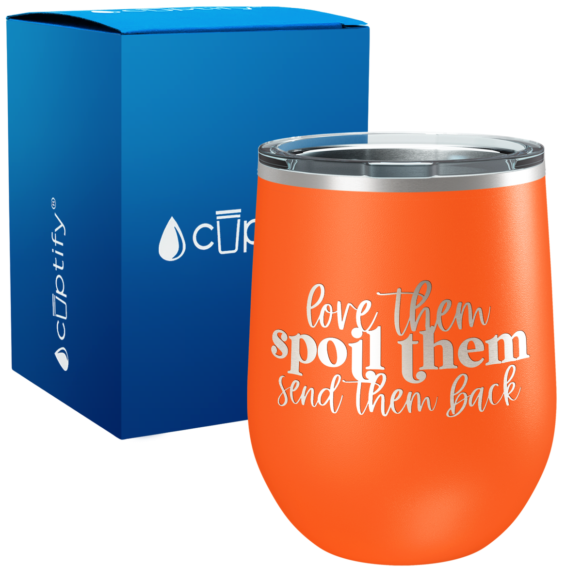 Aunt Life Spoil Them 12oz Aunt Wine Tumbler