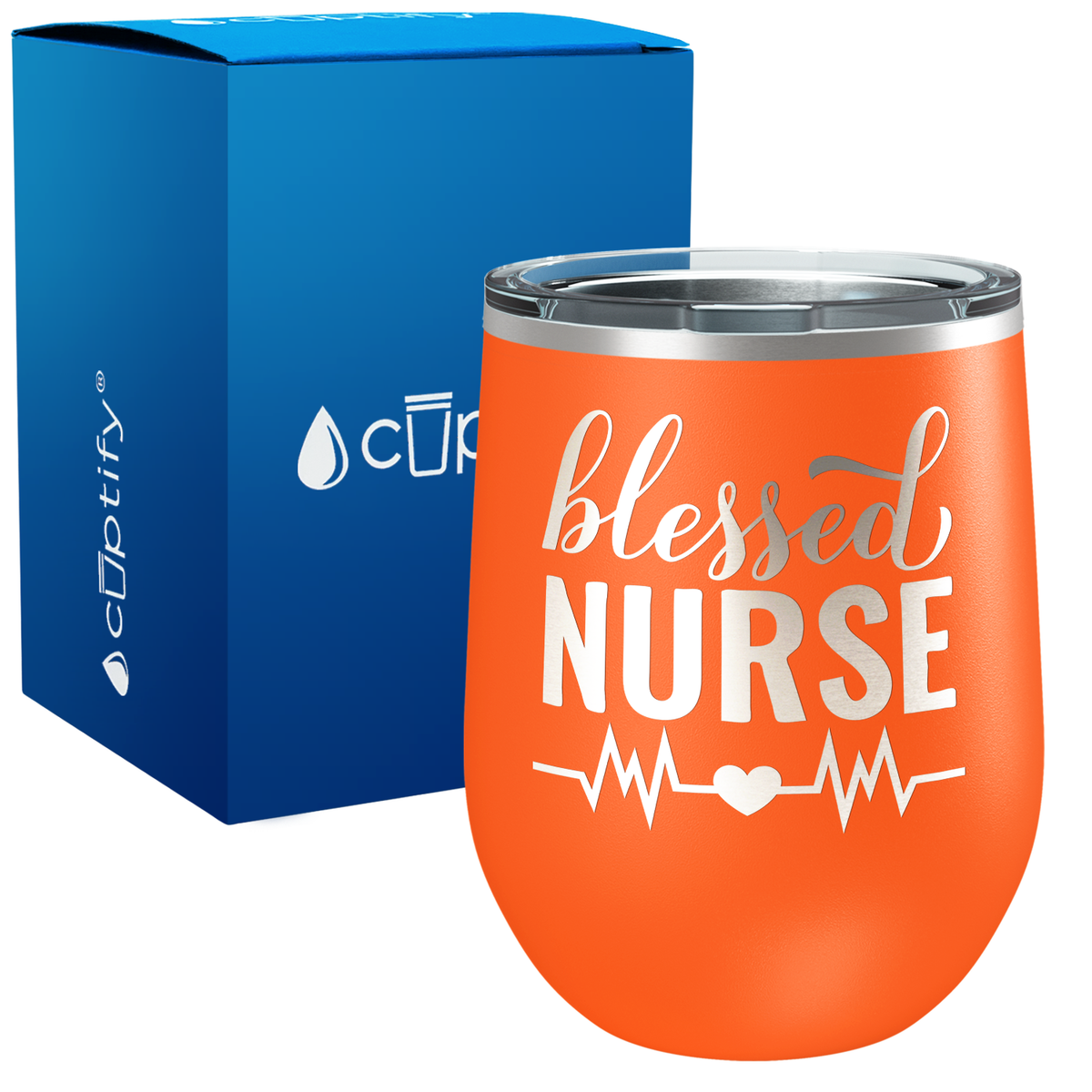 Blessed Nurse 12oz Nurse Wine Tumbler