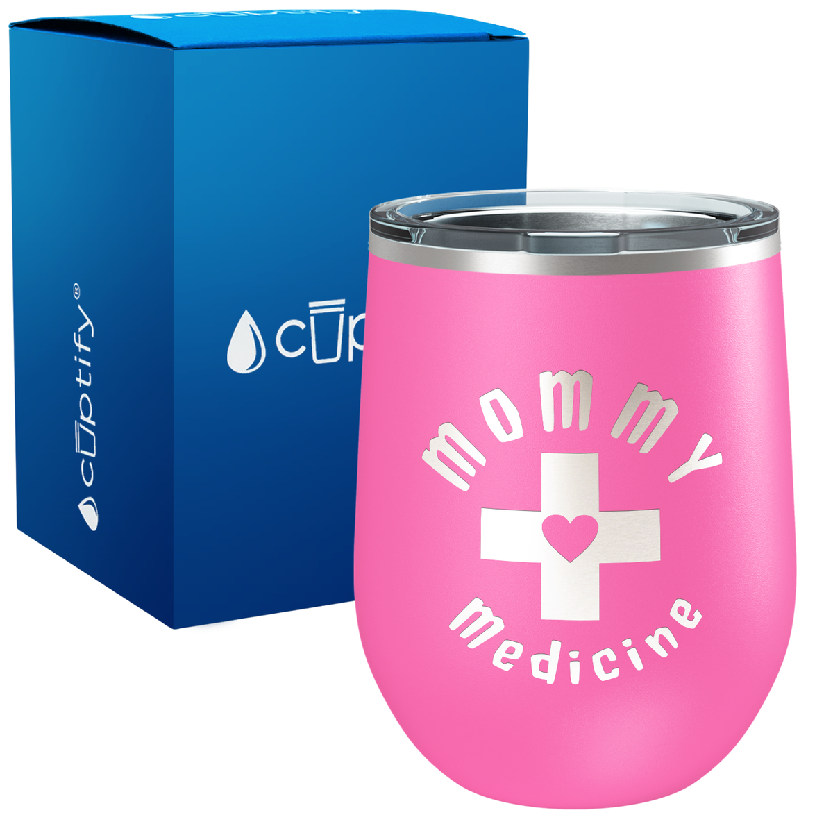 Mommy Medicine 12oz Mom Wine Tumbler