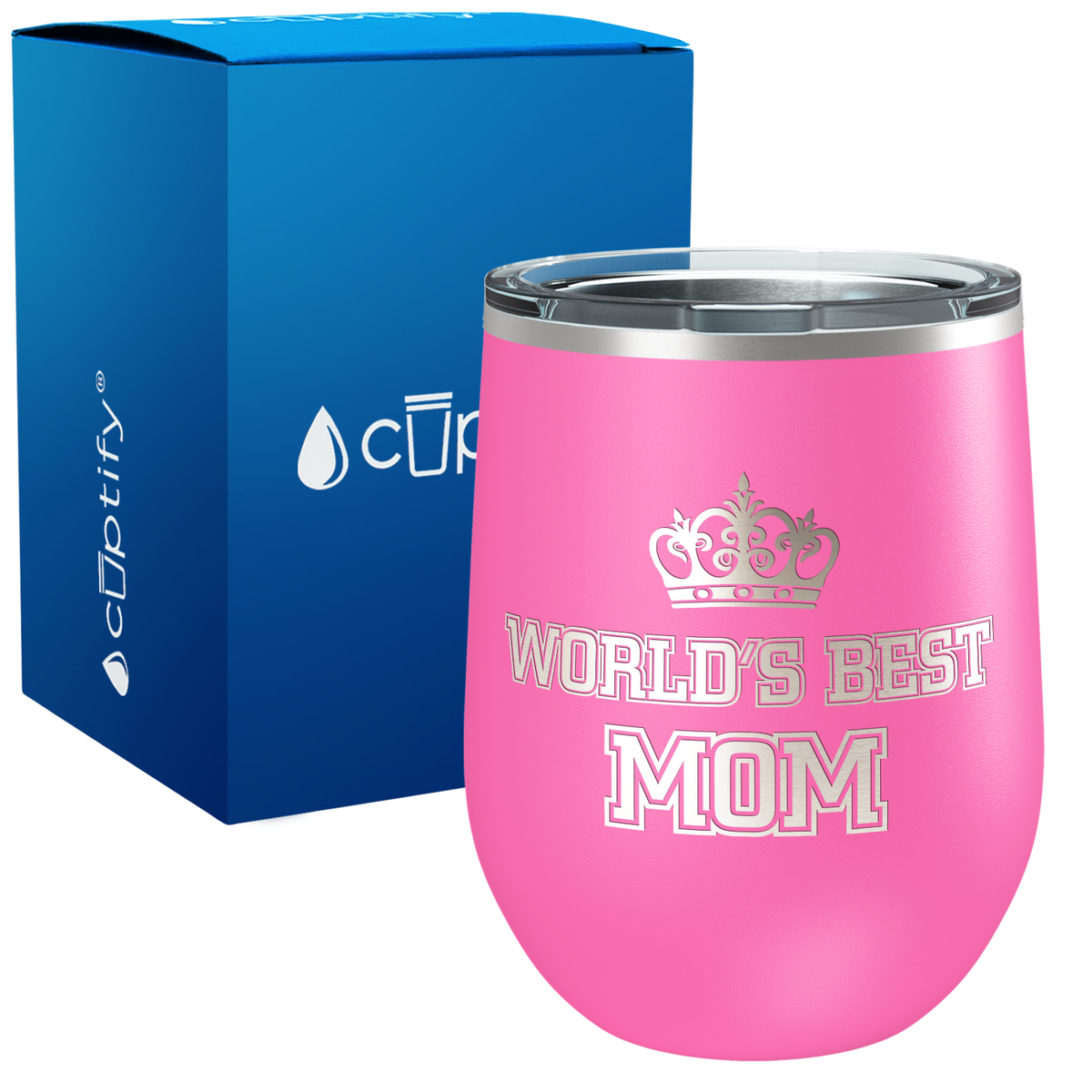 World's Best Mom 12oz Mom Wine Tumbler