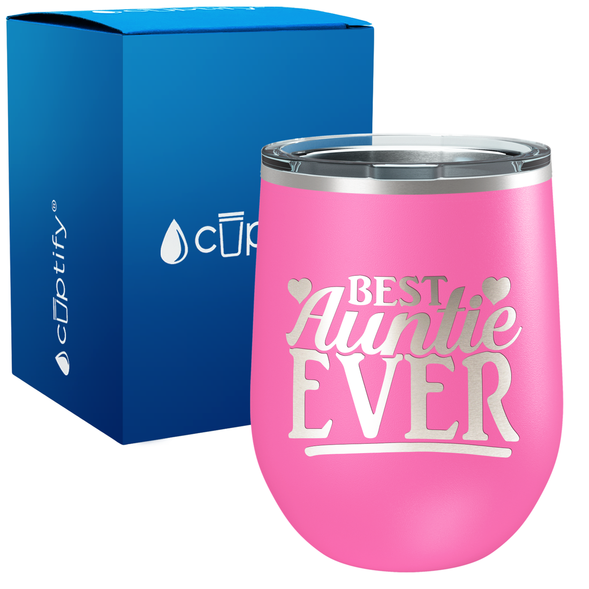 Best Auntie Ever 12oz Aunt Wine Tumbler