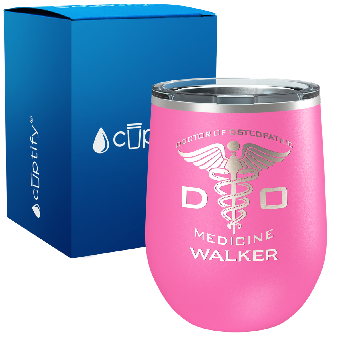 Doctor of Osteopathic Medicine 12oz Medical Wine Tumbler