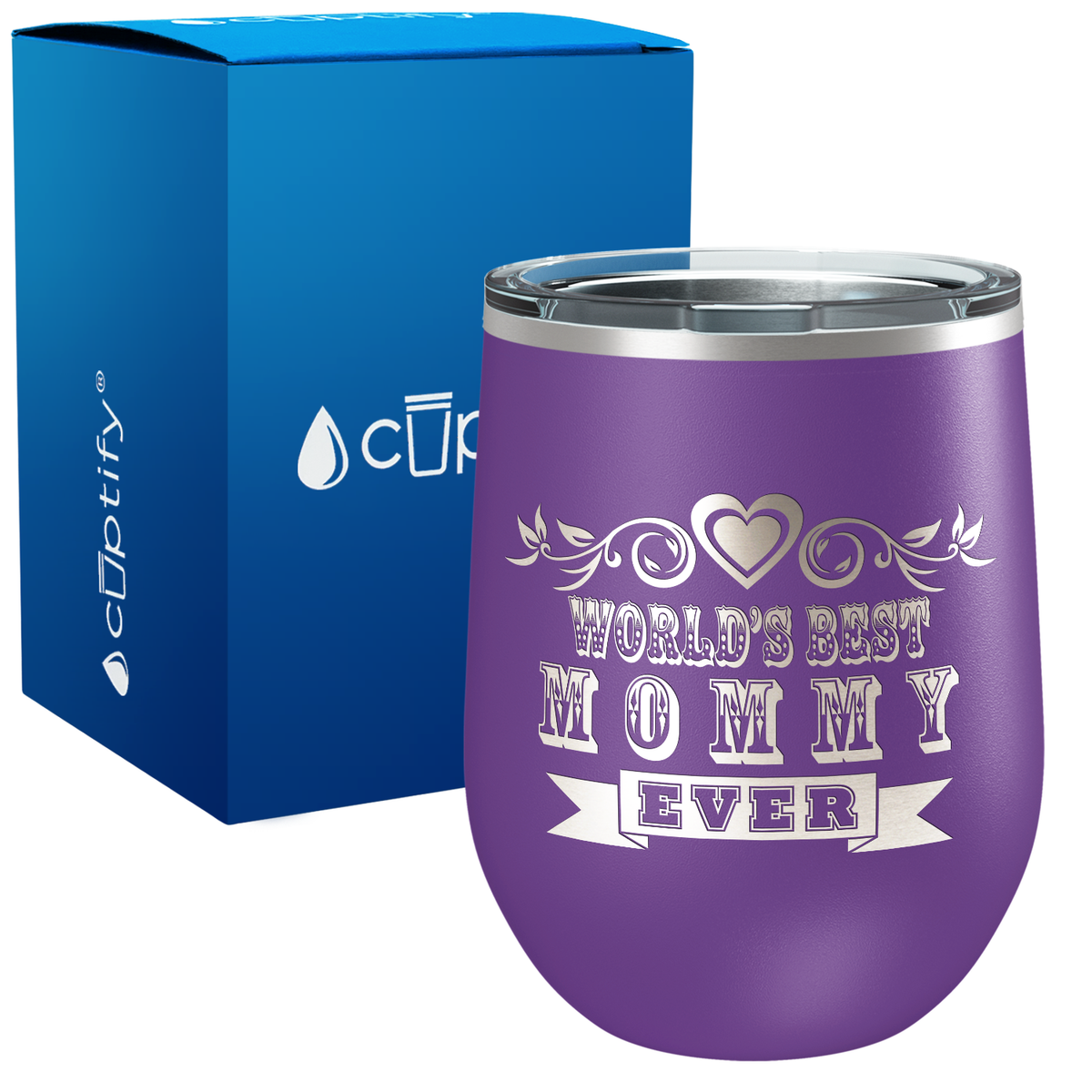 World's Best Mom Ever 12oz Mom Wine Tumbler