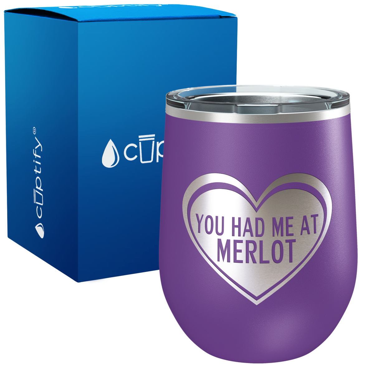 You Had Me at Merlot 12oz Best Friend Wine Tumbler