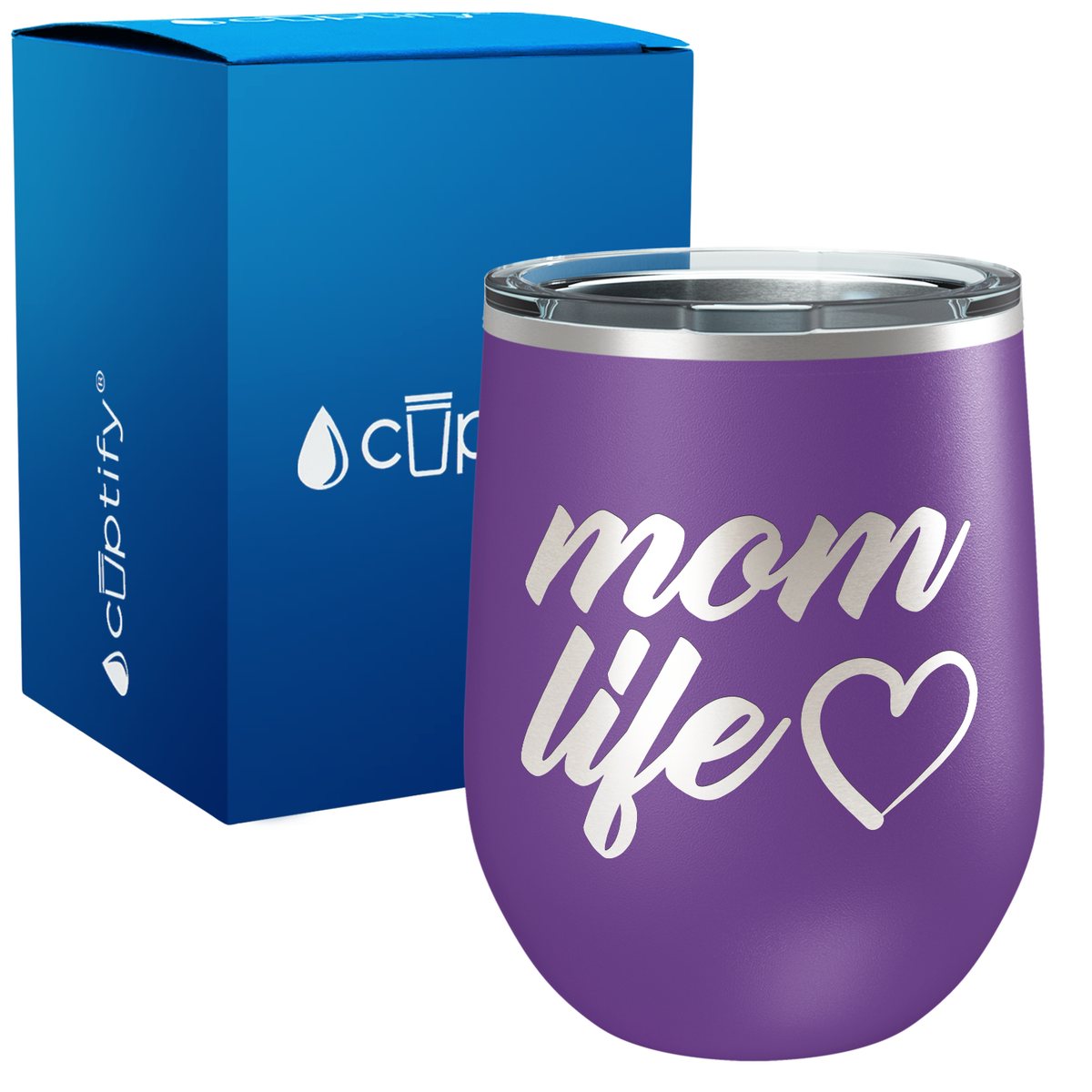 Mom Life 12oz Mom Wine Tumbler
