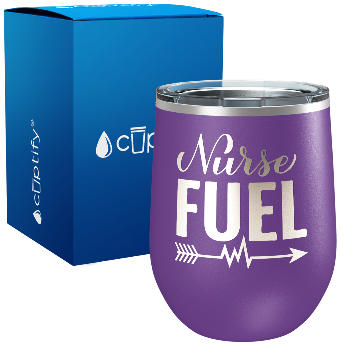 Nurse Fuel 12oz Nurse Wine Tumbler