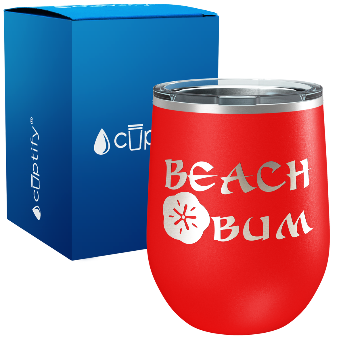 Beach Bum 12oz Beach Wine Tumbler